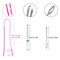 8 Pcs Drawstring Threader Tool Set, 2 Flexible Plastic Drawstring Replacement Tool 2 Metal Threaders 2 Metal Tweezers and 2 Cord Locks for Shorts Hoodies